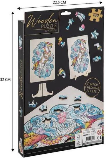 Holz Kinderpuzzle Unicorn 129pcs Grafix