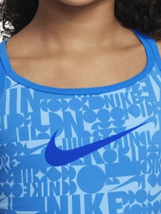 Nike Παιδικό Μαγιό Ολόσωμο Μπλε