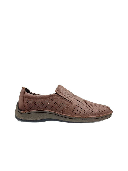 Gale Men's Leather Casual Shoes Tabac Brown