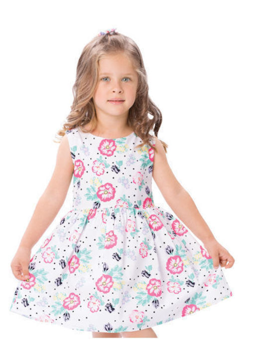 Energiers Kids Dress Floral Embrime