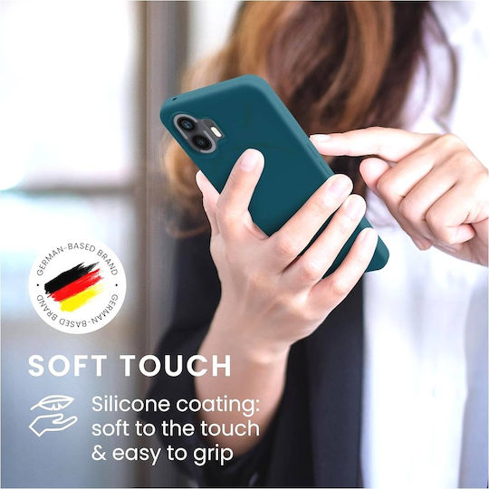 KWmobile Soft Flexible Rubber Задна корица Силикон Син (Nothing Phone 2)