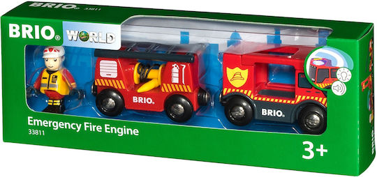 Brio World Πυροσβεστικό Όχημα Σκάλας Όχημα Παιχνίδι 33811