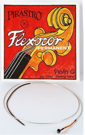 Pirastro Single String for Violin 4/4 Flexocor-Permanent Medium A Ball End