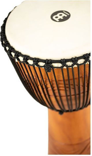 Meinl Original African Style Rope Tuned Wood Djembe 13" Brown