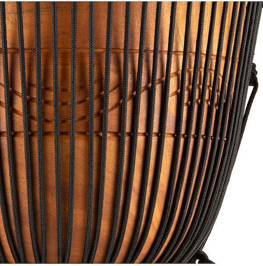 Meinl Original African Style Rope Tuned Wood Djembe 13" Brown