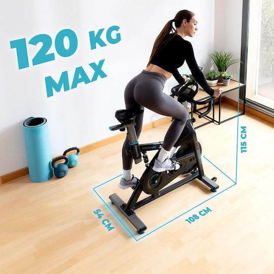Cecotec DrumFit Indoor Bicicletă de spinning Magnetic cu roți
