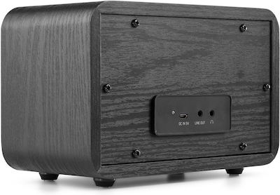 Audizio Venice Επιτραπέζιο Ραδιόφωνο Επαναφορτιζόμενο DAB+ με Bluetooth Μαύρο