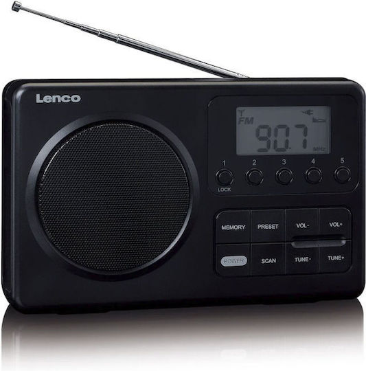 Lenco MPR-035 Φορητό Ραδιόφωνο Ρεύματος / Μπαταρίας Μαύρο