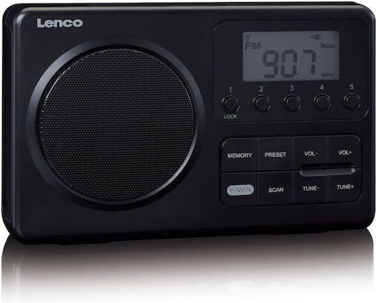 Lenco MPR-035 Φορητό Ραδιόφωνο Ρεύματος / Μπαταρίας Μαύρο