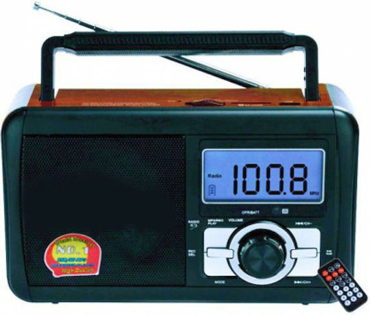 FP-910RC Portable Radio Rechargeable with USB Red