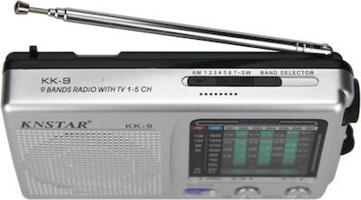 Knstar KK9 Tragbares Radio Schwarz