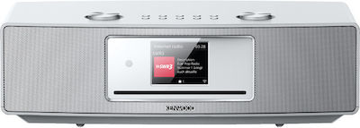 Kenwood CR-ST100S Radio de masă Cu alimentare la rețea DAB+ cu Bluetooth și USB Alb