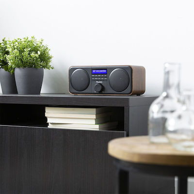 Audizio Novara Tabletop Radio DAB+ Brown