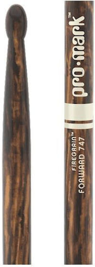 Promark Hickory Палчици Барабани Classic 747 Firegrain в Кафяв Цвят Вариант на продукт: Върхове на барабани