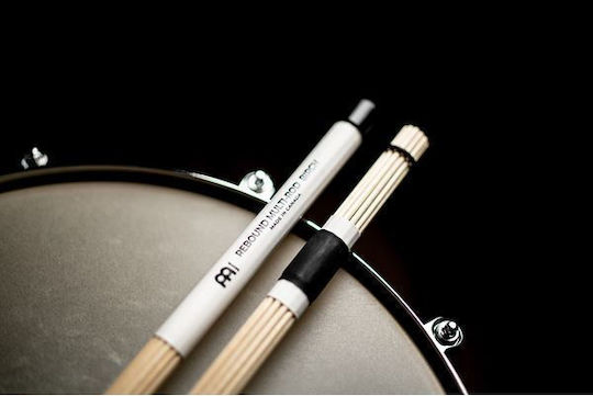 Meinl Birch Hot Rods Stick & Brush σε Λευκό Χρώμα Rebound Multi-Rod