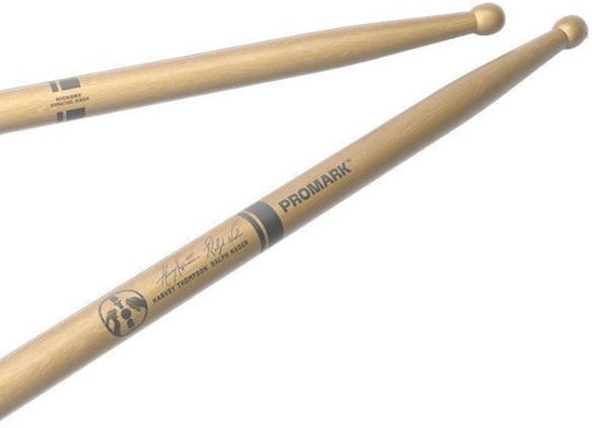 Promark Hickory Drumsticks Schlagzeug Unterschrift BYOS mit Spitzenform Oval TXDCBYOSW