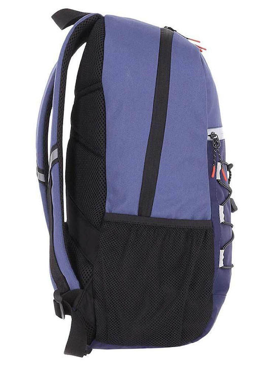 4F Ghiozdan De Spate Scoala Primara Cu Husă Pentru Sticlă De Apă Albastru 22 Litri 28 X 17.5 X 45 Cm