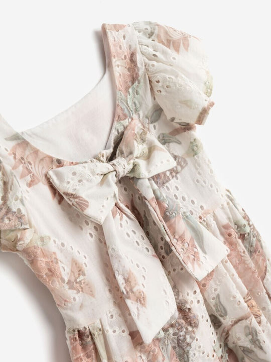 Kinderkleid Kurzärmelig Ecru
