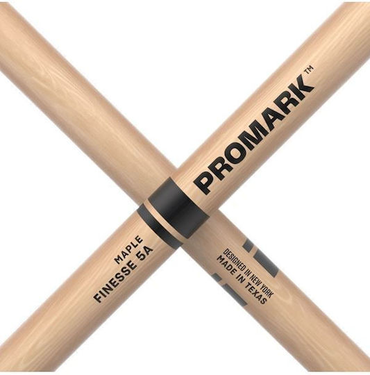 Promark Arțar Bețe Tobe Rebound 5A 5A cu Vârf de Formă Bilă Băț de tobe cu vârf din lemn de arțar