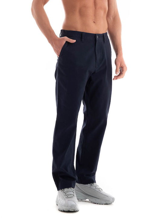 Hugo Boss Men's Trousers in Regular Fit Dark Blue