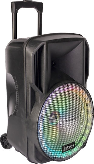 Party Караоке система с Безжичен Микрофон и Светлинни Ефекти 15RGB Черен