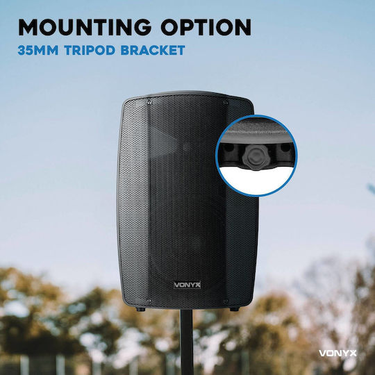 Vonyx Boxă Karaoke cu Microfoane Wireless VSP200 174.030 Negru