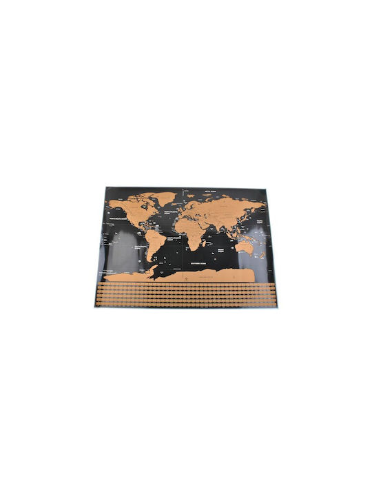 Rubbelkarte Für Bürodekoration Zubehör 82x59cm