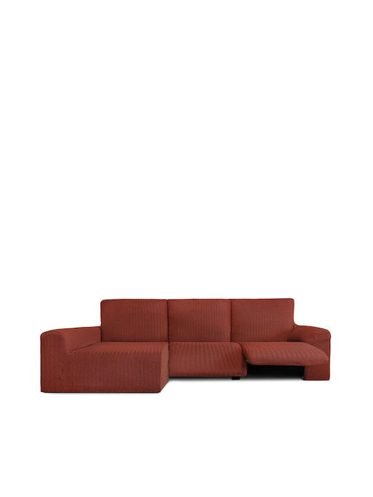 Eysa Four-Seater Sofa Throw 120x360cm Dark Red