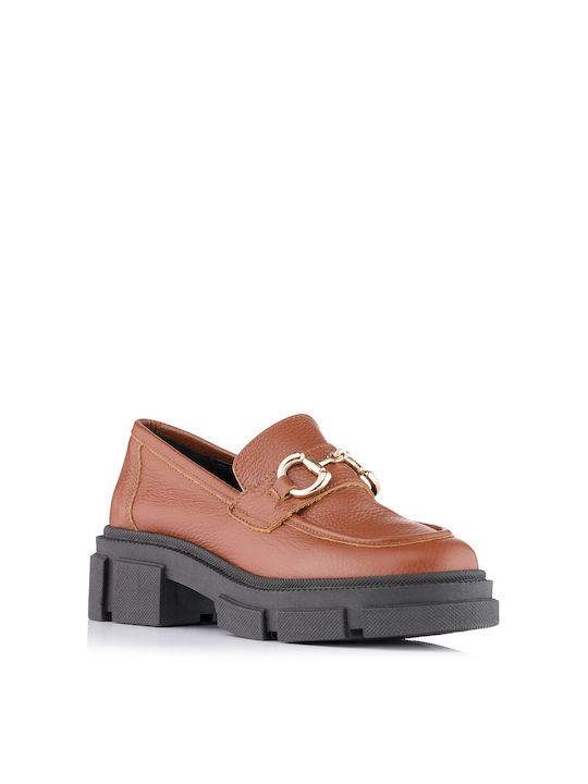 IN LONDON Amelie Loafer Leder Camel