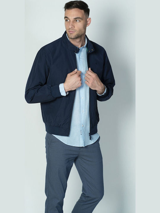 Jacke Bomber Wasserdicht und Winddicht Blue