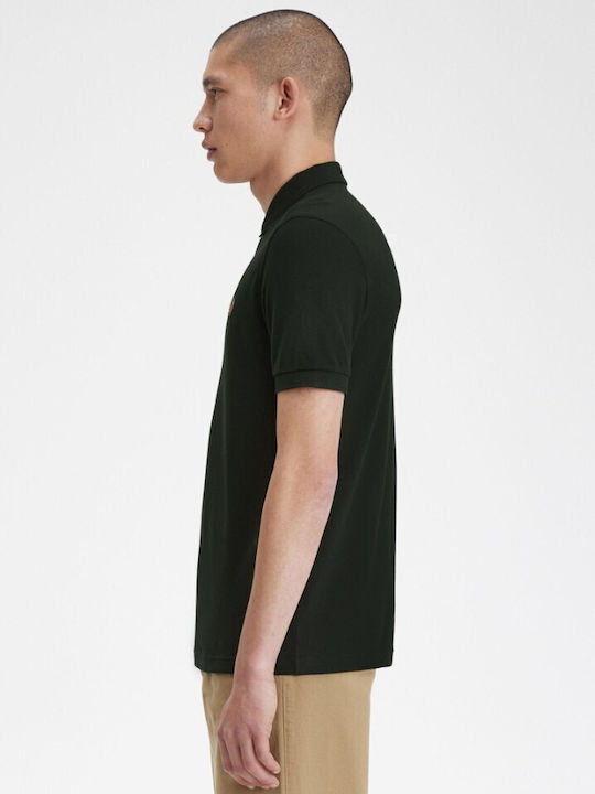 Herren Shirt Polo Night Green