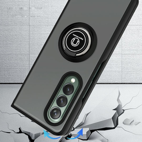 Samsung Galaxy Z Fold3 5g Q Shadow 1 Series Tpu + Pc Holder Phone Case Sky Blue