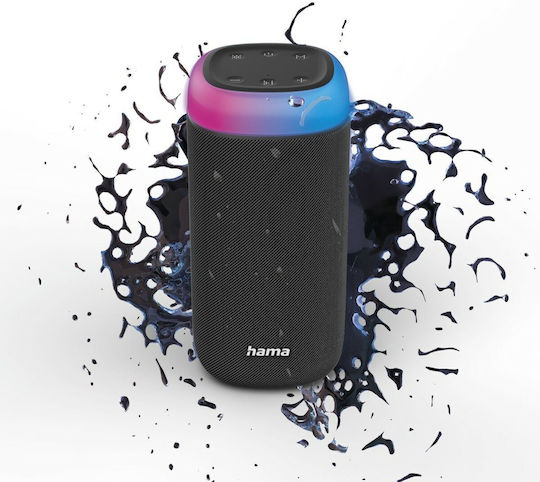 HAMA Shine 2.0 Ηχείο Bluetooth 30W με Διάρκεια Μπαταρίας έως 12 ώρες Μαύρο