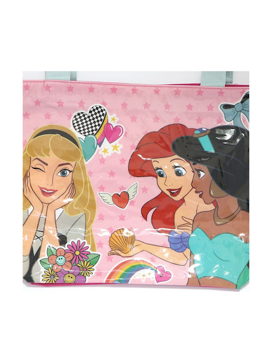 Disney Princess Παιδική Τσάντα Θαλάσσης Φούξια 48x32εκ. Disney Princess Παιδική Τσάντα Θαλάσσης Φούξια 48x32εκ.