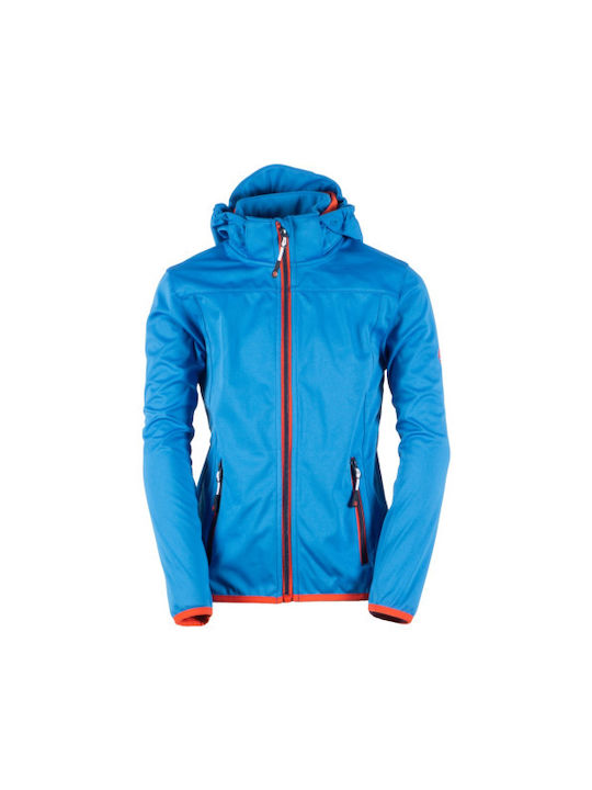 GTS Moda Italia Kids Sports Jacket with Hood Blue