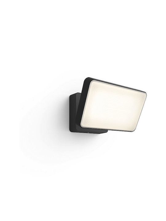 Philips Wall-Mounted Outdoor Spot Light LED IP44 15W with Cool White Light 15.3x16x22εκ.
