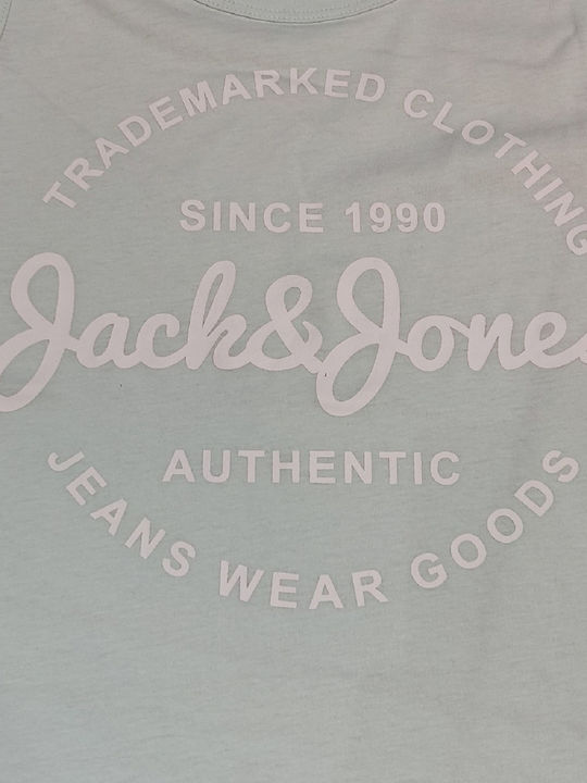 Jack & Jones T-shirt Bărbătesc cu Mânecă Scurtă Desert Sage