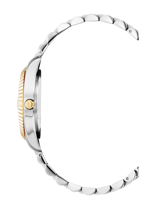 Jacques Du Manoir Women's Watch 34mm Battery with Gold Stainless Steel Bracelet