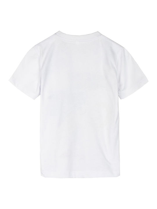 Sonic Kids Blouse Short Sleeve White