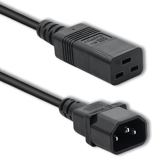 Qoltec 53990 Power Cable Ups C14/c19 2m
