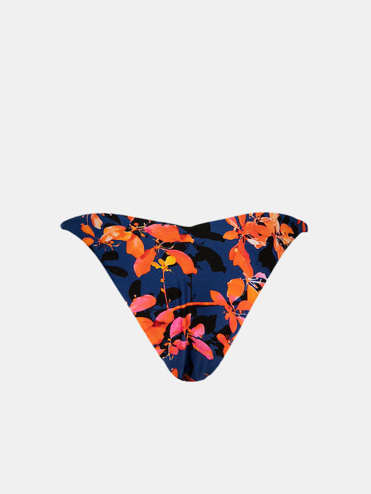 Rock Club Orchid Print Bikini Slip Orchid