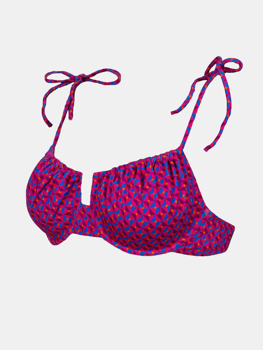 Women's Swimwear Top Rock Club Windy Print Bikini Bikini Without Support Regular Fit Lycra Cup B C
