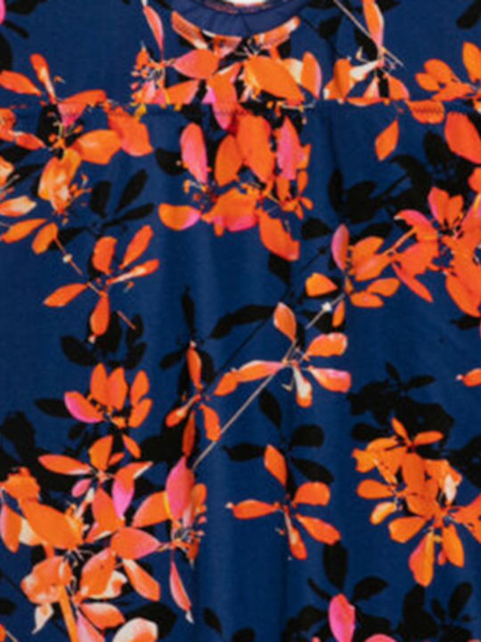 Orchid Print Bikini Slip with Laces Orchid