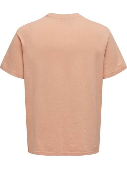 Only & Sons T-shirt Dusty Coral