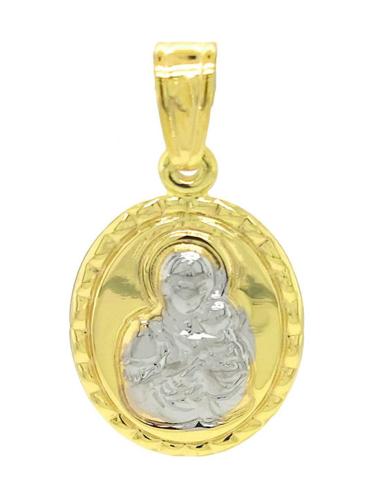Anhänger Sternzeichen Gold Sternzeichen Gold 14k Waage Doppelseitige Jungfrau Maria