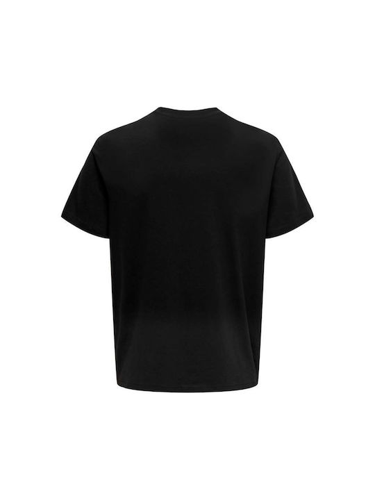 Only & Sons Men's Short Sleeve T-shirt Black