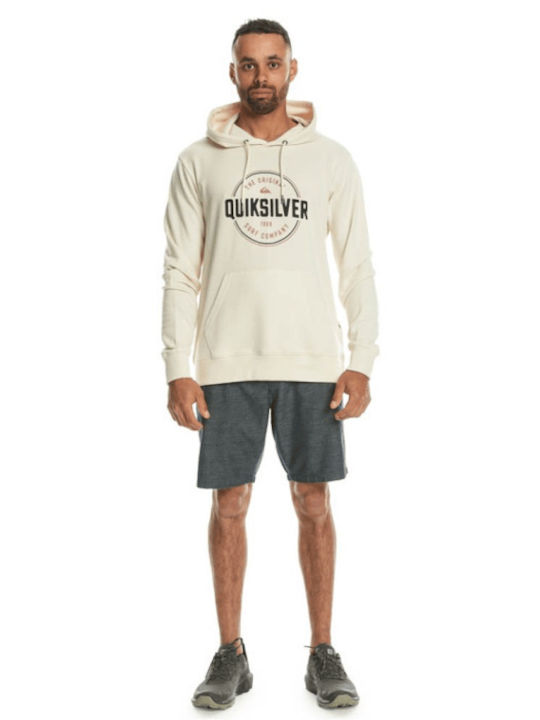 Quiksilver Circle Up Men's Sweatshirt Jacket with Hood Birch