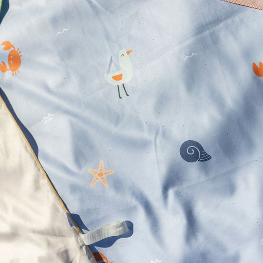 Saro Sailors Kids' Beach Towel Light Blue 160x90cm