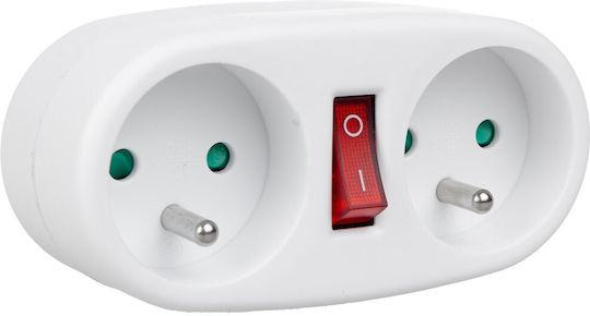 Maclean Energy T-Shaped Wall Plug 2 Positions
