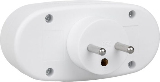 Maclean Energy T-Shaped Wall Plug 2 Positions